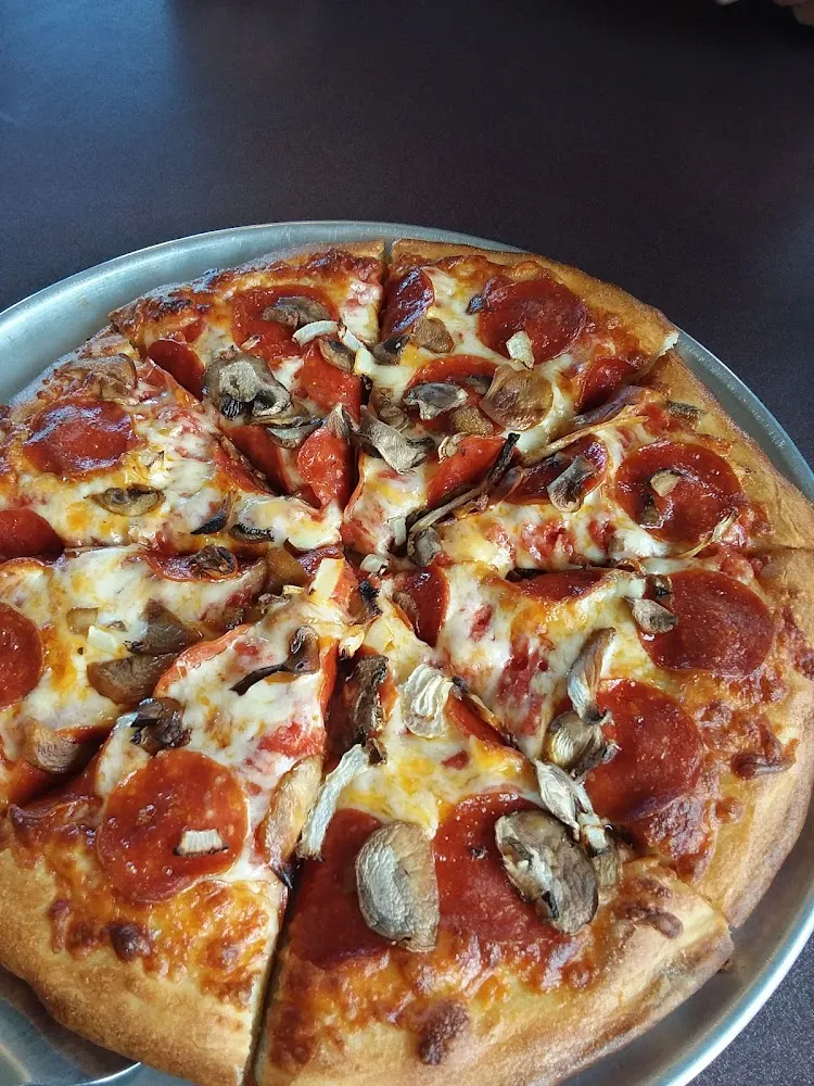 12 Pepperoni and Mushroom Pizza