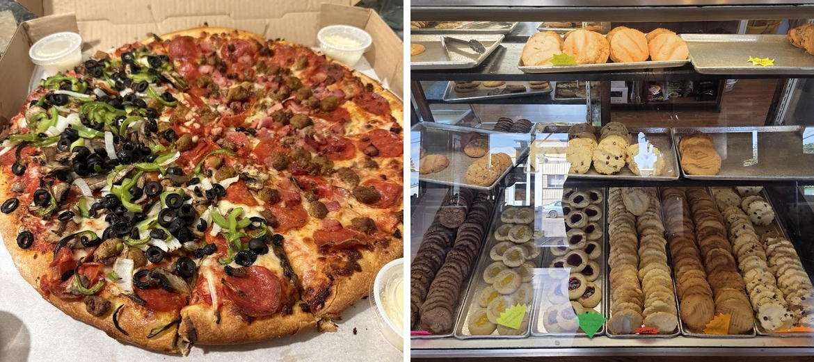 Pastries & Pizza Menu