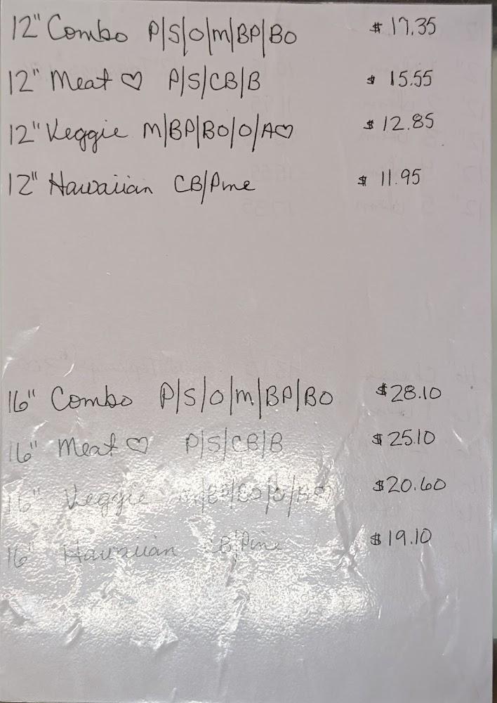 Pastries & Pizza Menu image 2